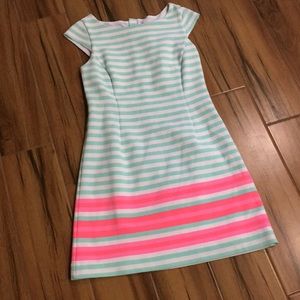 Lilly Pulitzer shift dress stretchy stripe